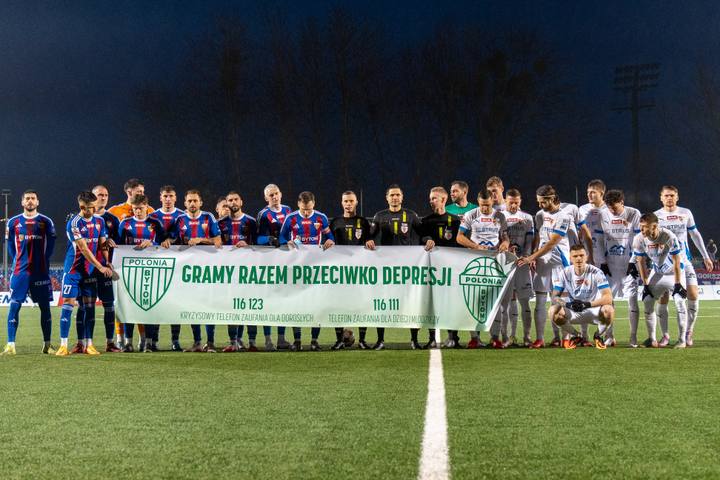 Football. Betclic I Liga. Polonia Bytom - Pogon Siedlce. 22.02.2026