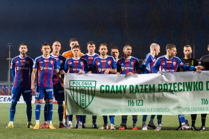 Football. Betclic I Liga. Polonia Bytom - Pogon Siedlce. 22.02.2026