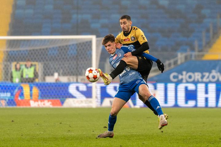 Football. Betclic I Liga. Ruch Chorzow - Polonia Warszawa. 21.02.2026