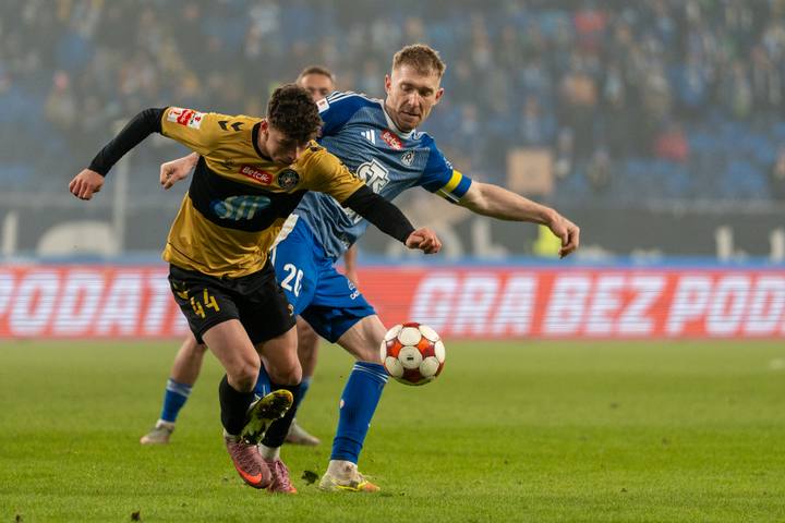 Football. Betclic I Liga. Ruch Chorzow - Polonia Warszawa. 21.02.2026