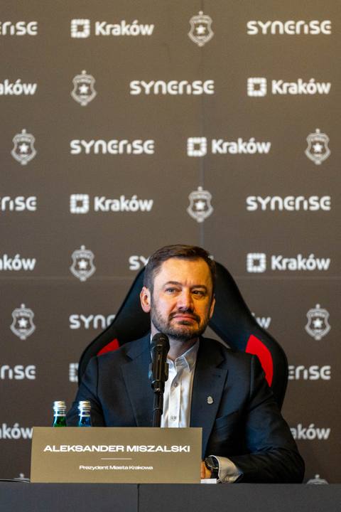 Football. Henryk Reyman Municipal Stadium. Press Conference. 17.01.2026