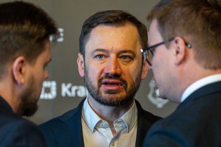 Football. Henryk Reyman Municipal Stadium. Press Conference. 17.01.2026