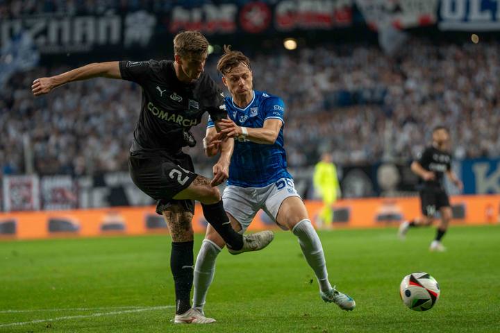 Football. PKO BP Ekstraklasa. Lech Poznan - Cracovia. 21.04.2025