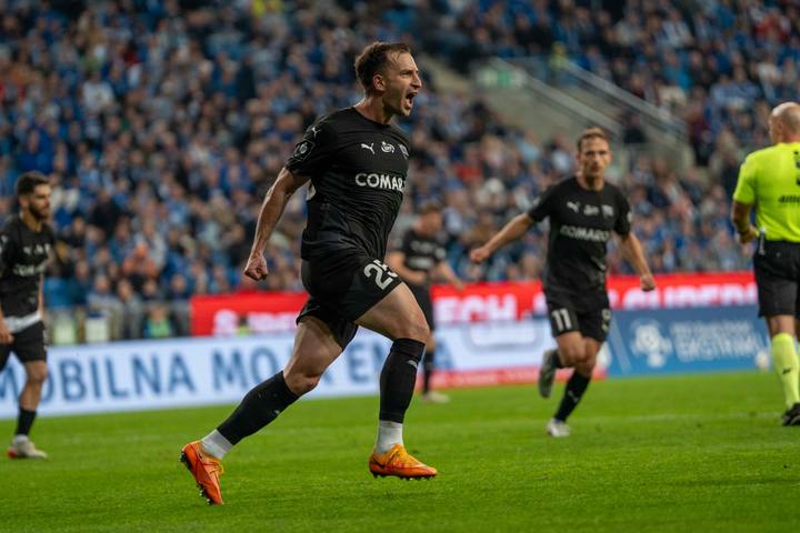 Football. PKO BP Ekstraklasa. Lech Poznan - Cracovia. 21.04.2025