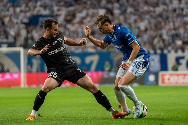 Football. PKO BP Ekstraklasa. Lech Poznan - Cracovia. 21.04.2025