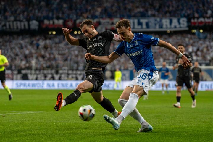 Football. PKO BP Ekstraklasa. Lech Poznan - Cracovia. 21.04.2025