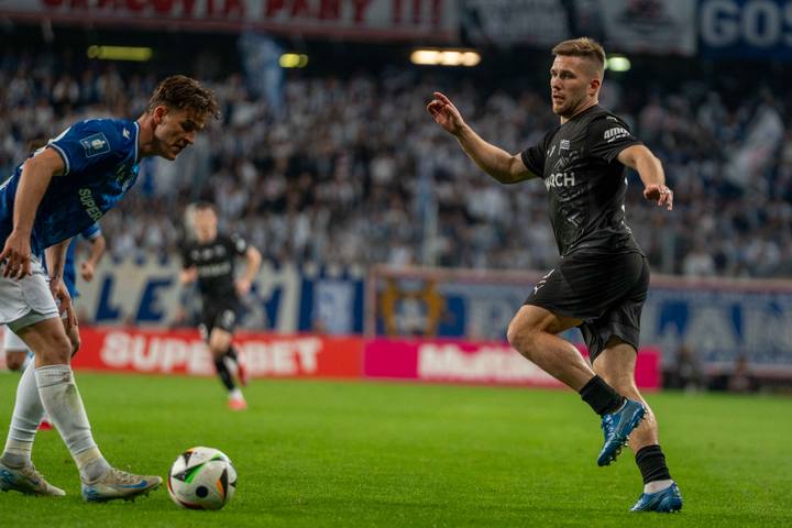 Football. PKO BP Ekstraklasa. Lech Poznan - Cracovia. 21.04.2025