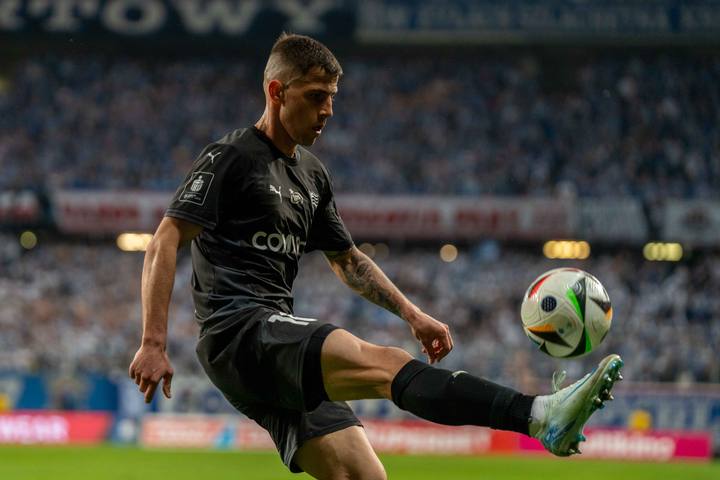 Football. PKO BP Ekstraklasa. Lech Poznan - Cracovia. 21.04.2025