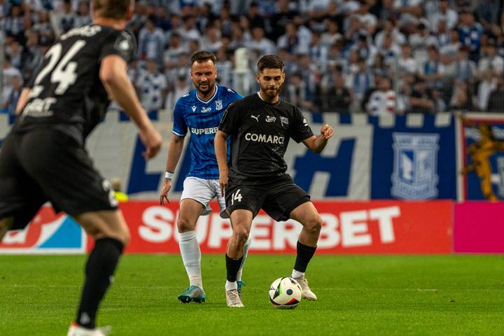 Football. PKO BP Ekstraklasa. Lech Poznan - Cracovia. 21.04.2025