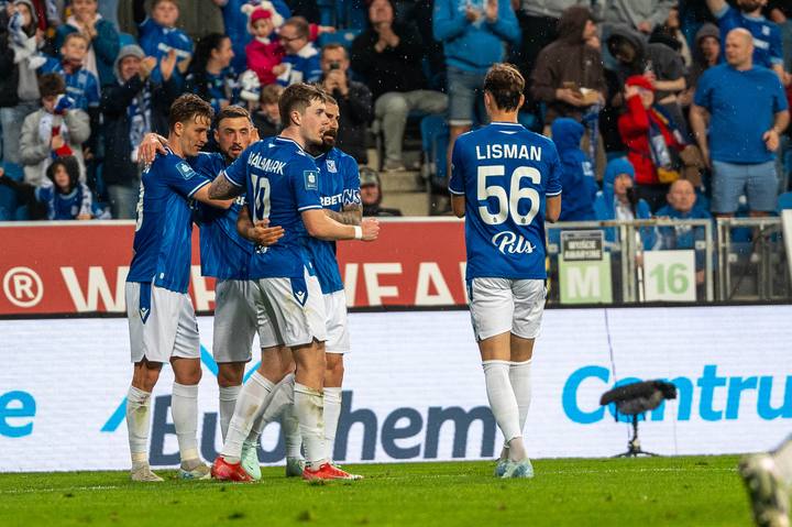 Football. PKO BP Ekstraklasa. Lech Poznan - Cracovia. 21.04.2025