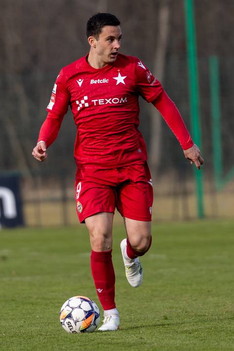 Football. Friendly Match. Wisla Krakow - Hutnik Krakow. 08.02.2025
