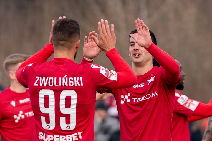 Football. Friendly Match. Wisla Krakow - Hutnik Krakow. 08.02.2025