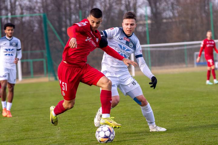 Football. Friendly Match. Wisla Krakow - Hutnik Krakow. 08.02.2025