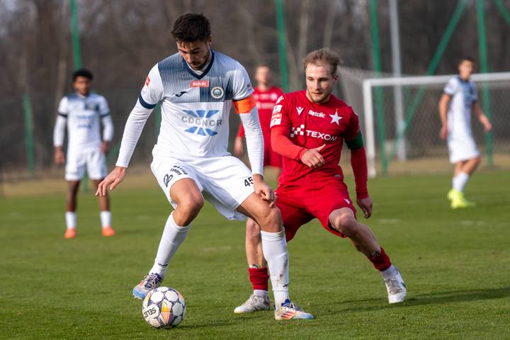 Football. Friendly Match. Wisla Krakow - Hutnik Krakow. 08.02.2025