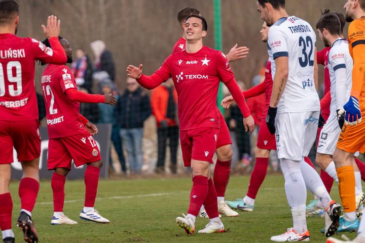 Football. Friendly Match. Wisla Krakow - Hutnik Krakow. 08.02.2025