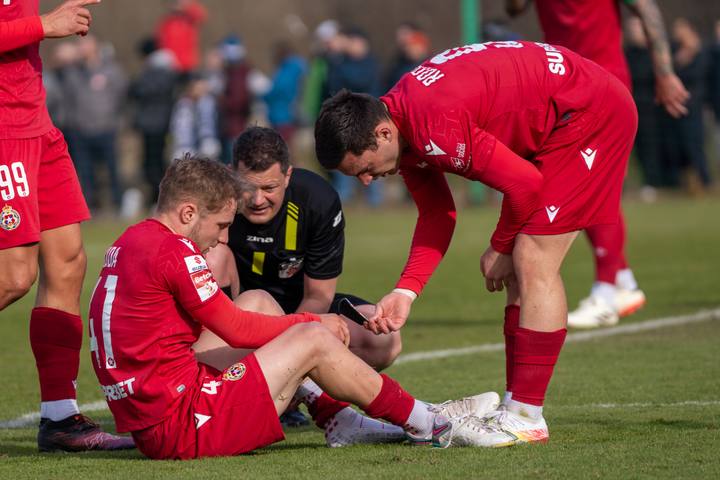 Football. Friendly Match. Wisla Krakow - Hutnik Krakow. 08.02.2025