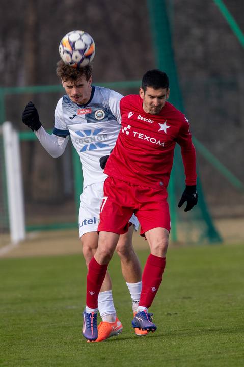 Football. Friendly Match. Wisla Krakow - Hutnik Krakow. 08.02.2025