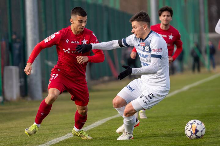 Football. Friendly Match. Wisla Krakow - Hutnik Krakow. 08.02.2025