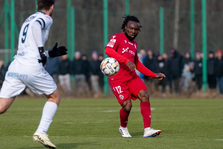 Football. Friendly Match. Wisla Krakow - Hutnik Krakow. 08.02.2025