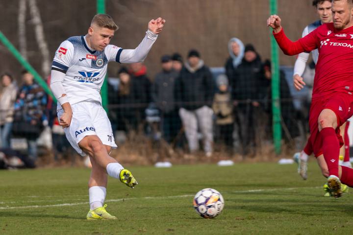 Football. Friendly Match. Wisla Krakow - Hutnik Krakow. 08.02.2025