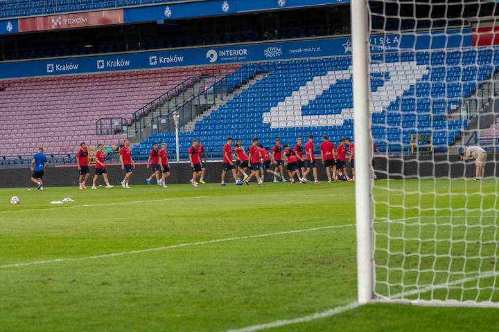 Football. Wisla Krakow. Training. 14.08.2024