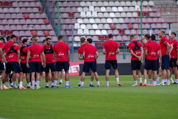 Football. Wisla Krakow. Training. 14.08.2024