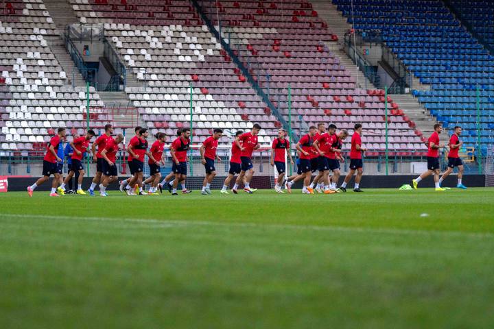 Football. Wisla Krakow. Training. 14.08.2024