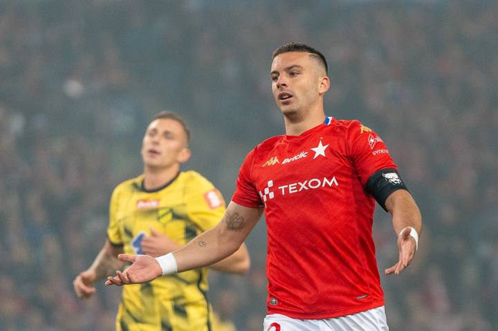 Football. Betclic 1 Liga. Wisla Krakow - Ks Wieczysta Krakow. 02.10.2025