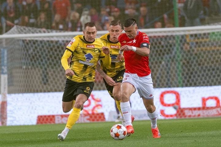 Football. Betclic 1 Liga. Wisla Krakow - Ks Wieczysta Krakow. 02.10.2025