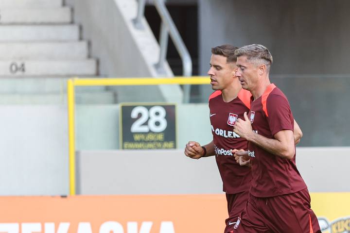 Football. Poland national team. Training. 01.09.2025