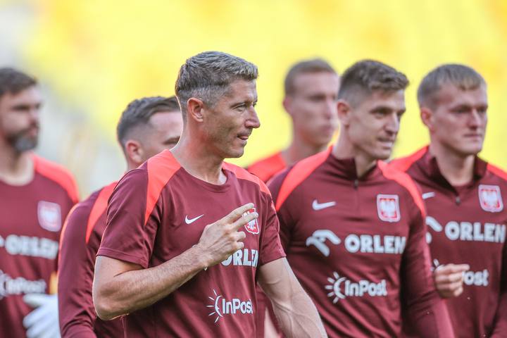 Football. Poland national team. Training. 01.09.2025