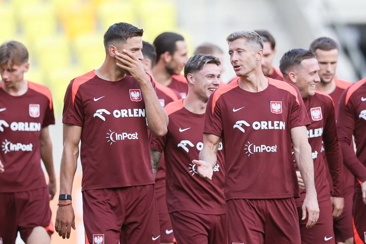 Football. Poland national team. Training. 01.09.2025