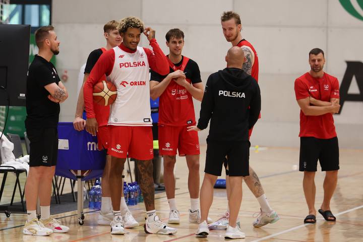Basketball. Poland national team. Training. 28.07.2025