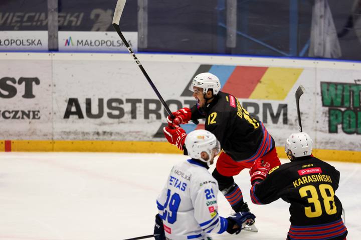Ice Hockey. Tauron Hokej Liga. Unia Oswiecim - Polonia Bytom. 19.09.2025