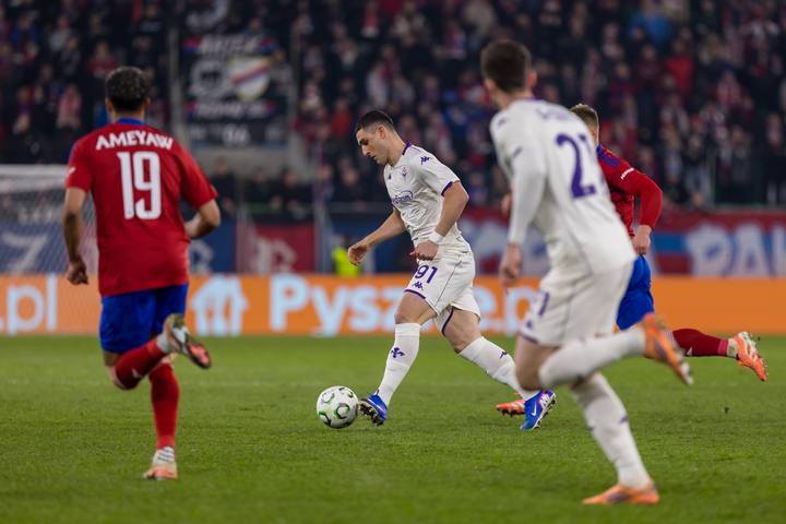 Football. UEFA Conference League. Rakow Czestochowa - Fiorentina. 19.03.2026