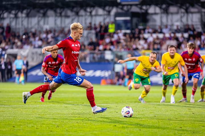 Football. UEFA Conference League. Rakow Czestochowa - MSK Zilina. 24.07.2025