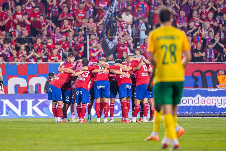 Football. UEFA Conference League. Rakow Czestochowa - MSK Zilina. 24.07.2025