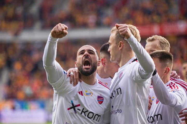 Football. PKO BP Ekstraklasa. Jagiellonia Bialystok - Rakow Czestochowa. 10.11.2024