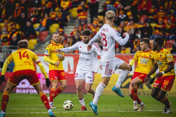 Football. PKO BP Ekstraklasa. Jagiellonia Bialystok - Rakow Czestochowa. 10.11.2024