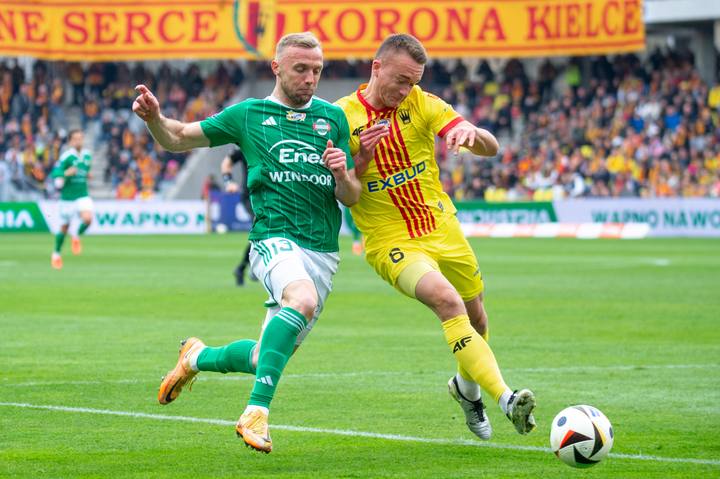 Football. PKO BP Ekstraklasa. Korona Kielce - Radomiak Radom. 30.03.2025