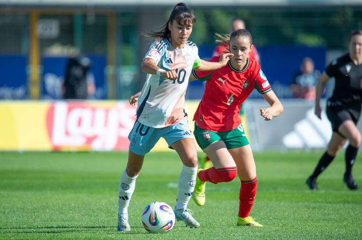 Football. UEFA Women's U19 Championship. Portugal - Spain. 15.06.2025