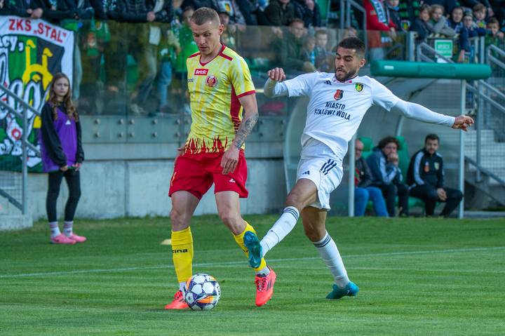 Football. Betclic I Liga. Stal Stalowa Wola - Znicz Pruszkow. 09.05.2025