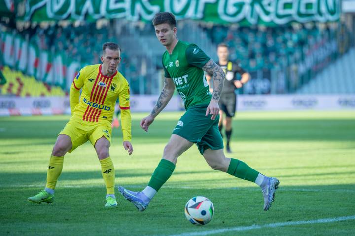 Football. PKO BP Ekstraklasa. Korona Kielce - Slask Wroclaw. 22.02.2025