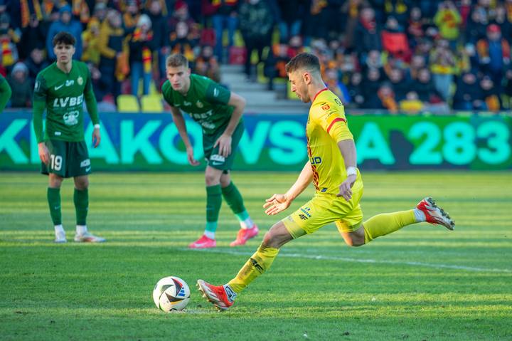 Football. PKO BP Ekstraklasa. Korona Kielce - Slask Wroclaw. 22.02.2025