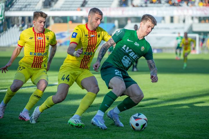 Football. PKO BP Ekstraklasa. Korona Kielce - Slask Wroclaw. 22.02.2025