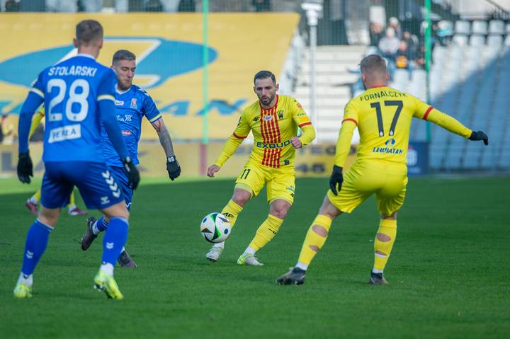 Football. PKO BP Ekstraklasa. Korona Kielce - Motor Lublin. 09.02.2025