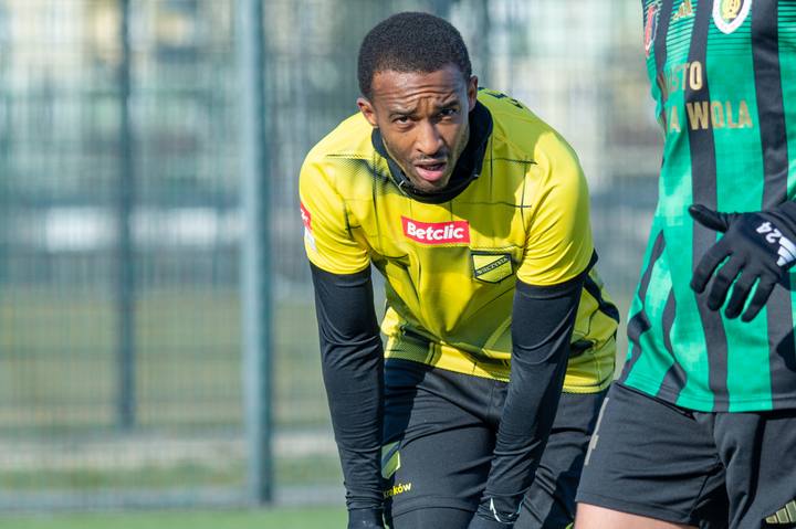 Football. Betclic 1/2 Liga. Stal Stalowa Wola - KS Wieczysta Krakow. 07.02.2025