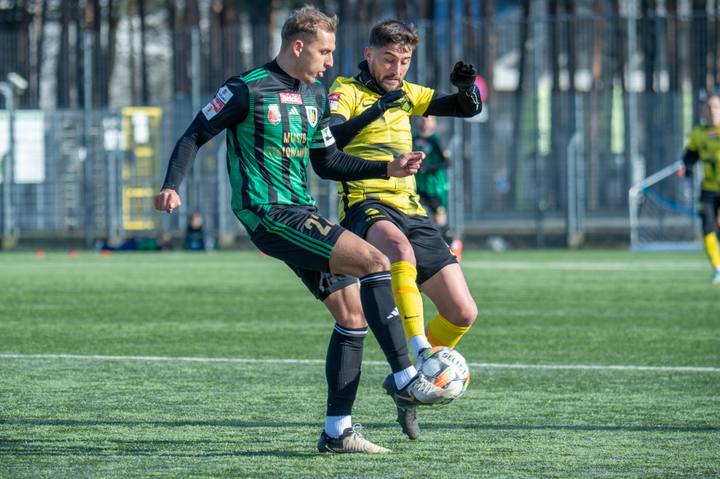 Football. Betclic 1/2 Liga. Stal Stalowa Wola - KS Wieczysta Krakow. 07.02.2025