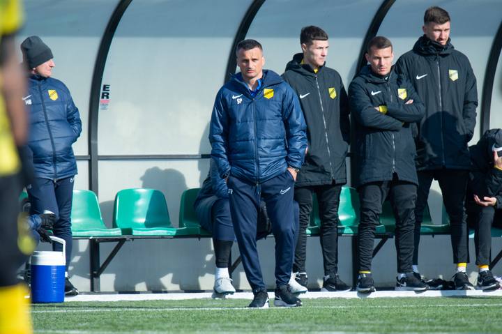 Football. Betclic 1/2 Liga. Stal Stalowa Wola - KS Wieczysta Krakow. 07.02.2025