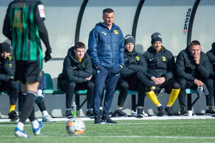 Football. Betclic 1/2 Liga. Stal Stalowa Wola - KS Wieczysta Krakow. 07.02.2025